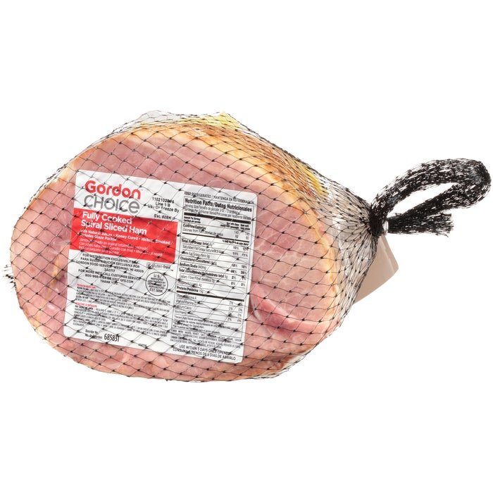 Ham, Honey Cured Hickory Smoked Spiral Sliced Bone-In Fresh 9.5lb 2ct ...